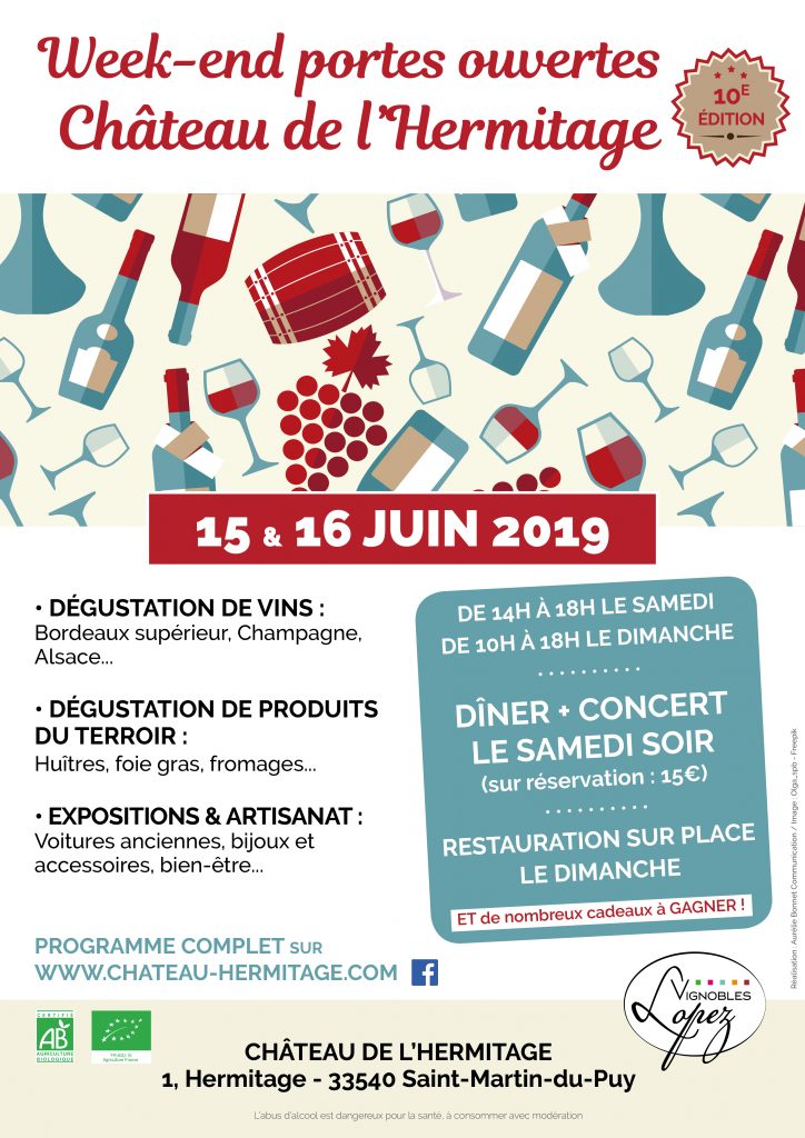 Portes ouvertes Château de l'Hermitage 2019